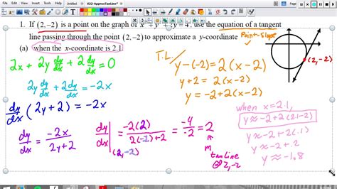 5-3: Tangent Line Approximation Part 2: Examples - YouTube