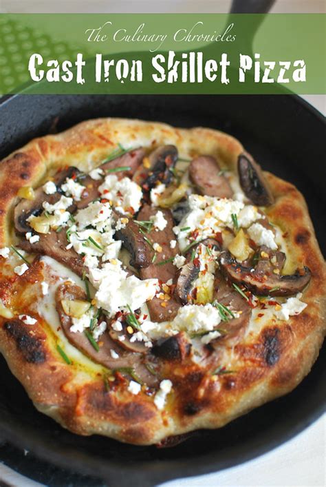 Cast Iron Skillet Pizza…. #LifeChanging | The Culinary Chronicles