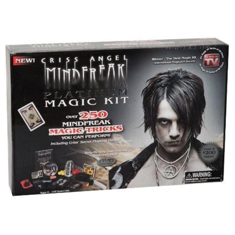 Criss Angel Mindfreak Platinum Magic Kit Magician Show Set 250 Tricks ...