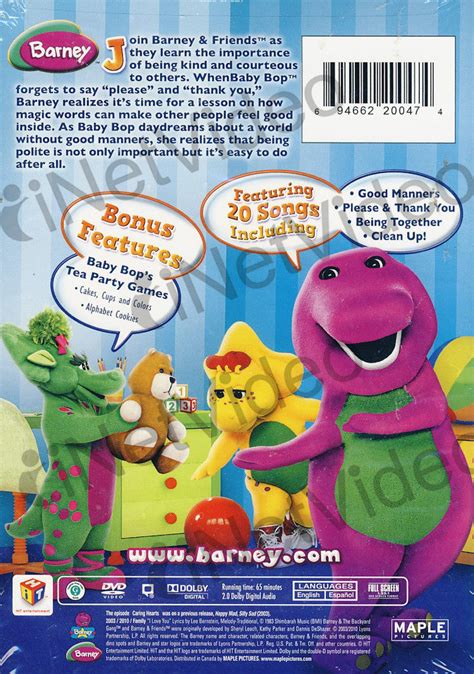 Barney - Please And Thank You on DVD Movie