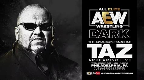 Taz Will Be a Guest Commentator for AEW Dark Next Week – TPWW