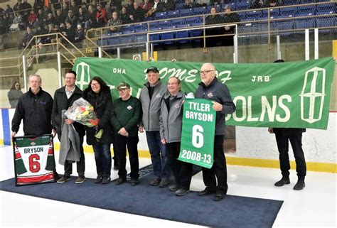 Bryson honoured as 5 Year Lincoln | St. Marys Lincolns