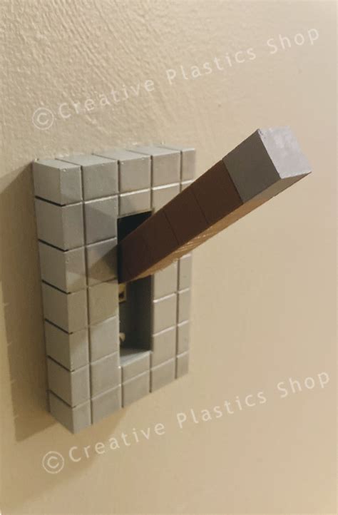 Minecraft-inspired Lever Light Switch Plate - Etsy