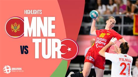 Montenegro vs Türkiye | HIGHLIGHTS | Round 1 | Women's EHF EURO 2024 ...