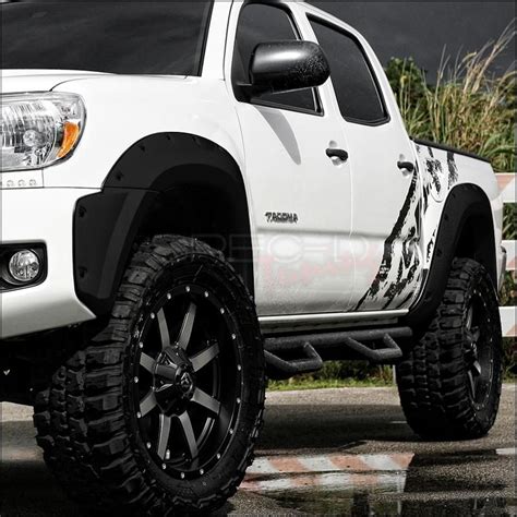 Spec-D Fender Flares Toyota Tacoma (2012-2015) Pocket Style - Front ...