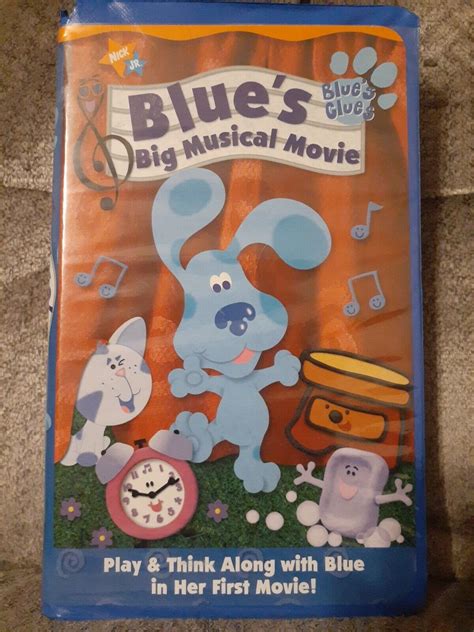 BLUES CLUES BLUES BIG MUSICAL MOVIE VHS Kids Nickelodeon | eBay