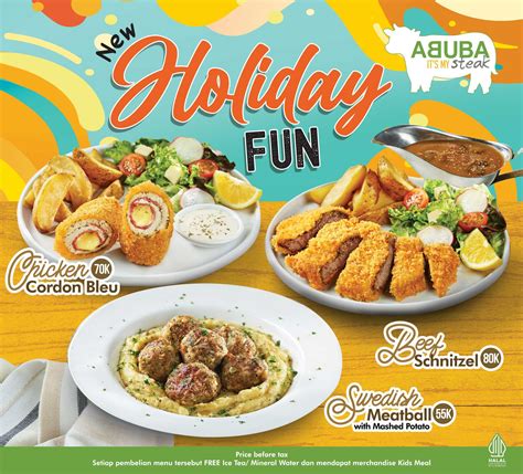 Artikel - Launching New Menu ABUBA Steak : Holiday Fun | abubasteak