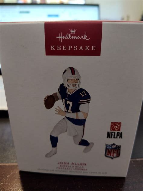 2023 Hallmark NFL Buffalo Bills Josh Allen Football Legends Ornament 29th Series | eBay