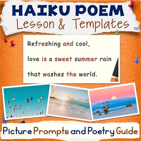 Haiku Poetry Lesson - How to Write A Haiku Poem Guide and Picture ...