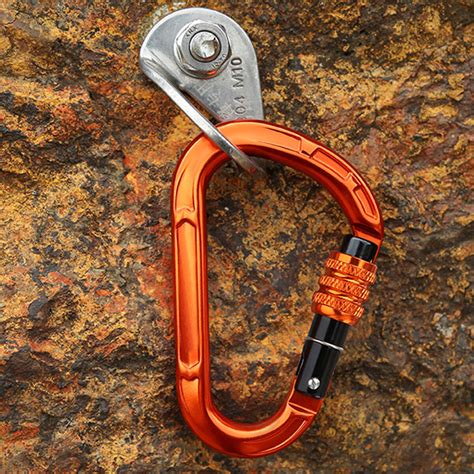 Aluminum rock climbing locking carabiners bulk Wholesale