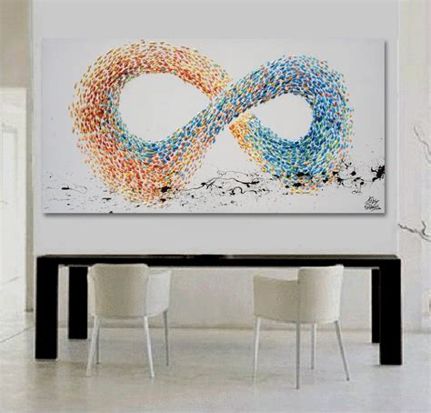 Abstract Painting 72 Infinity Symbol Original Abstract