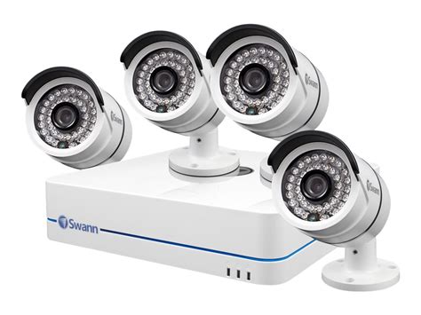 Swann SWNVK-470854 - DVR + camera(s) - 4 channels - triplex - 1 x 1 TB - 4 camera(s) - Walmart ...