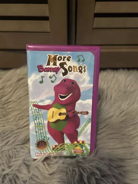 BARNEY MORE SONGS VHS Cassette Tape Video 1999 Tested 55 Minutes 23 Songs £6.49 - PicClick UK