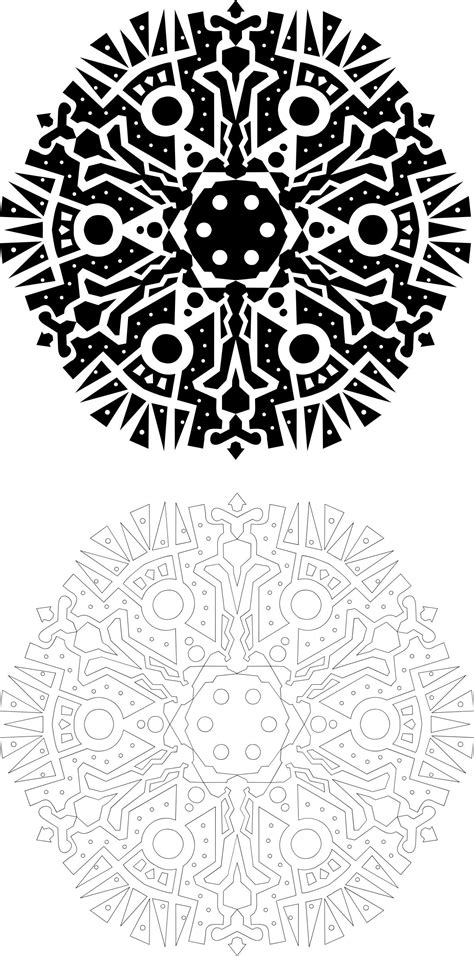 04 Maya tribal modern vector ornaments art Icons PNG - Free PNG and ...