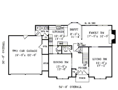 DORCHESTER III 3449 - 4 Bedrooms and 2 Baths | The House Designers - 3449