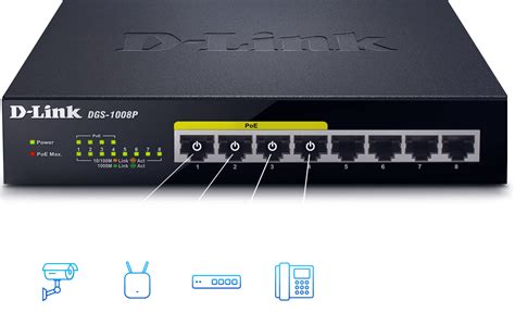 DGS-108 8-Port Gigabit Unmanaged Desktop Switch | D-Link Denmark