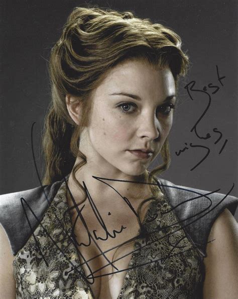 NATALIE DORMER GAME OF THRONES SIGNED AUTHENTIC 8X10 COLOR GLOSSY PHOTO | #1797914673