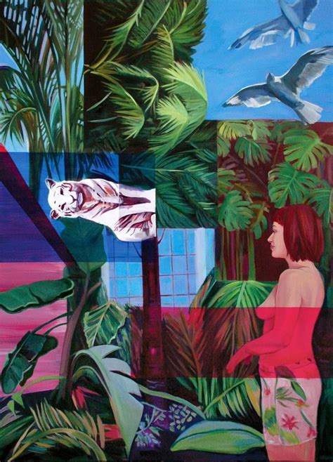 Women in Jungle Painting by Lengl Orsolya | Saatchi Art