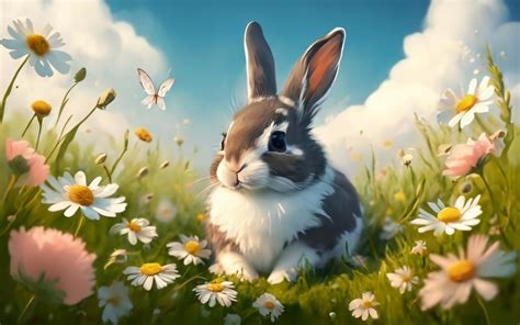 Cute Fluffy Bunny Free Stock Photo - Public Domain Pictures