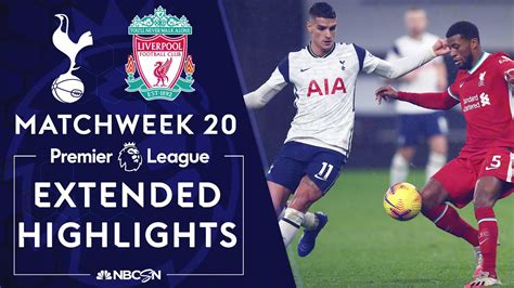 Tottenham v. Liverpool | PREMIER LEAGUE HIGHLIGHTS | 1/28/2021 | NBC ...