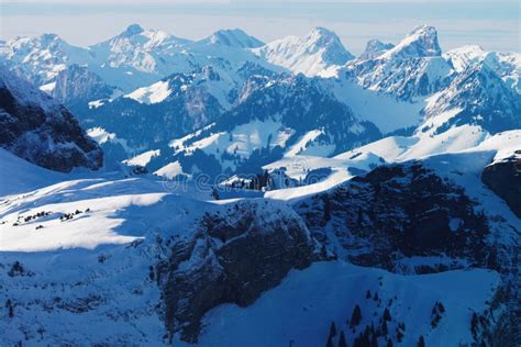 Bernese Alps in the winter stock photo. Image of swiss - 7569802