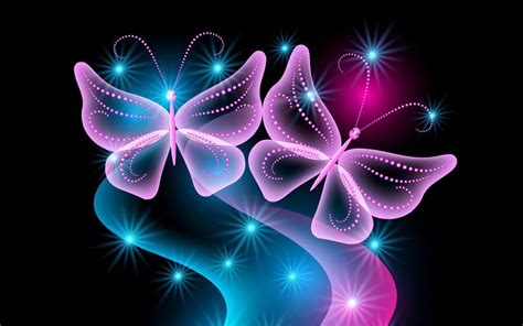 Neon Butterfly HD Wallpapers - Top Free Neon Butterfly HD Backgrounds - WallpaperAccess