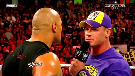 John Cena vs The Rock recap feud (promo) - YouTube