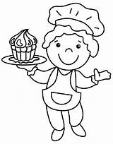 Chef And Cupcake coloring Page  Download Print Or Color Online For Free sketch template