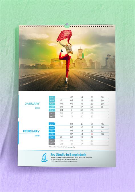 Wall Calendar Design on Behance