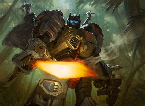 Tyler Jacobson Grimlock Art For Exclusive Magic: The Gathering Card ...