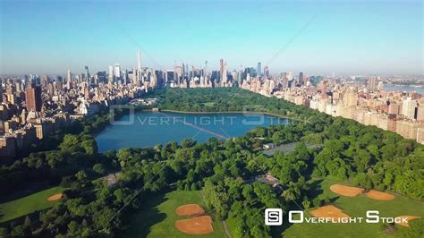 OverflightStock™ | Central Park Manhattan New York City Drone View Aerial Stock Footage