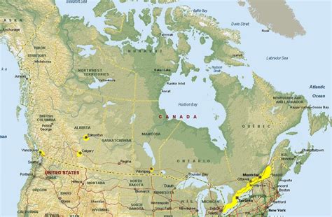 Vancouver border crossing map - Map of vancouver border crossing ...