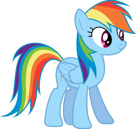 Rainbow Dash standing (S03E07) by DJDavid98 on DeviantArt