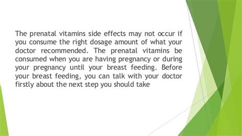 Prenatal Vitamins Side Effects