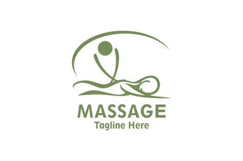 Body Massage Logo Design Vector Graphic by 2qnah · Creative Fabrica