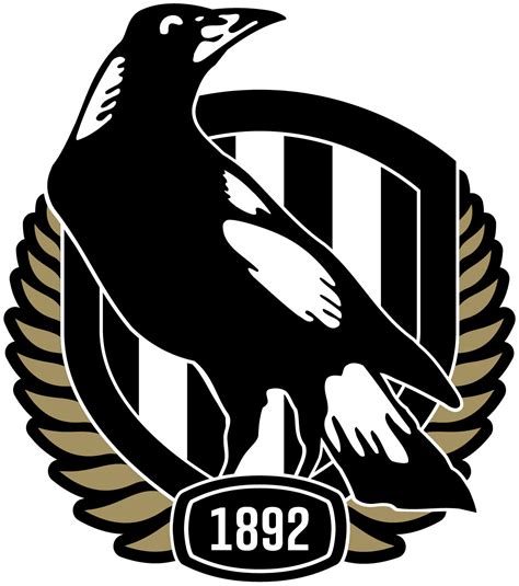 Collingwood football club Logo SVG PNG DIGITAL download cut | Etsy