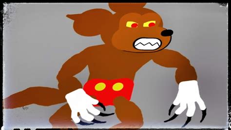 Mickey Mouse Turns Into a Werewolf (Animation) - YouTube