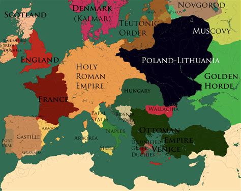 Medieval Europe (1400) by DerUbermensch1 on DeviantArt