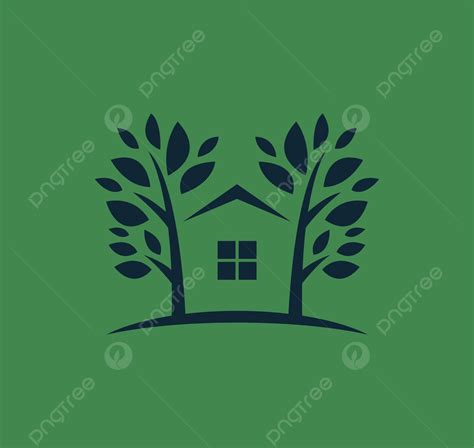 Natureinspired Logo For Tree House Shape Emblem Logotype Vector, Shape ...