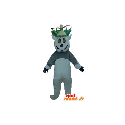 Purchase Lemur mascot cartoon Madagascar in Mascots famous characters Color change No change ...