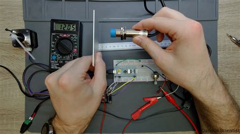 Testing a capacitive proximity sensor — Curious Scientist