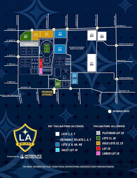 Galaxy Parking | Dignity Health Sports Park