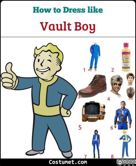 Vault Boy (Fallout) Costume Boy Costumes, Halloween Party Costumes ...