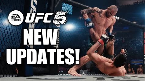 BRAND NEW UFC 5 GAMEPLAY UPDATES, ONLINE CAREER MODE & MORE! - YouTube