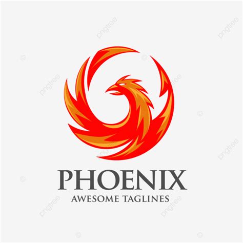 Phoenix Logo Vector Art PNG, Luxury Phoenix Logo Concept, Fire, Icon, Isolated PNG Image For ...