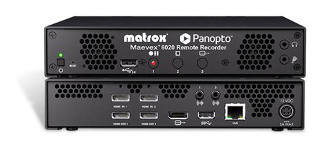 New Matrox Remote Recorder Integrated with Panopto -- Campus Technology