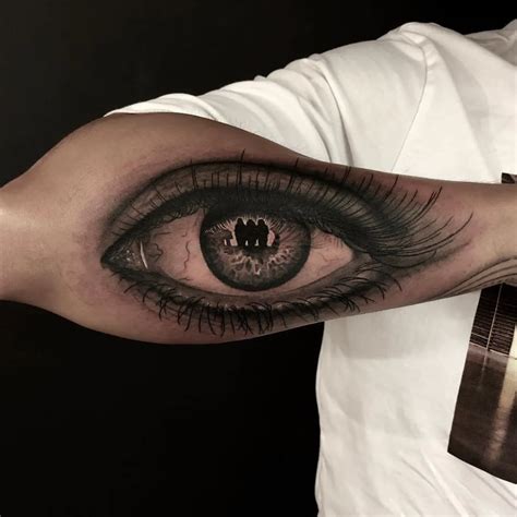 Tattoo uploaded by Tattoodo • Realistic eye tattoo by Rocky Burley # ...