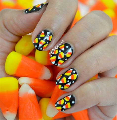 Candy Corn | Candy corn nails