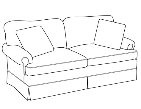 Couch Drawing at GetDrawings | Free download