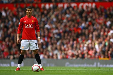 Download Cristiano Ronaldo Manchester United Free Kick Wallpaper | Wallpapers.com